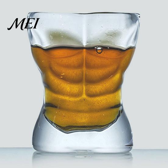 Schnapsgläser Körper Gläser für Party, Lustiger Mini-Becher mit menschlichem Torso, Geformtes Kreatives Neuheit Trinkbar, Einzigartiges Geschenk für Erwachsene