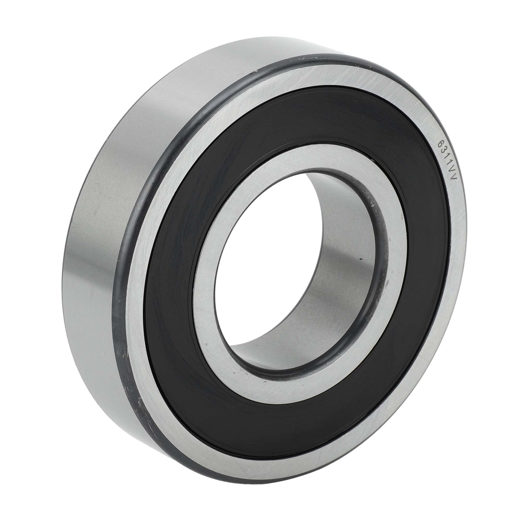 

ACROPIX 6311VV Кульковий підшипник глибокого канаву P6 55x120x29мм Змащений підшипник Подвійне гумове ущільнення Чорний сріблястий тон Колесо для самоката скейтборду