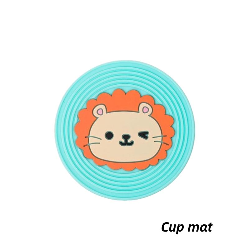 1pcs Cartoon Adiabatic Silicon Heat Insulated Mat Drink Coffee Cup Coasters Pad