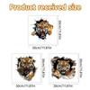 Car Tiger Car Sticker Tiger Head Cute Sticker Funny Car Body Sticker Premium Durable Quality Useful Practical Reliable