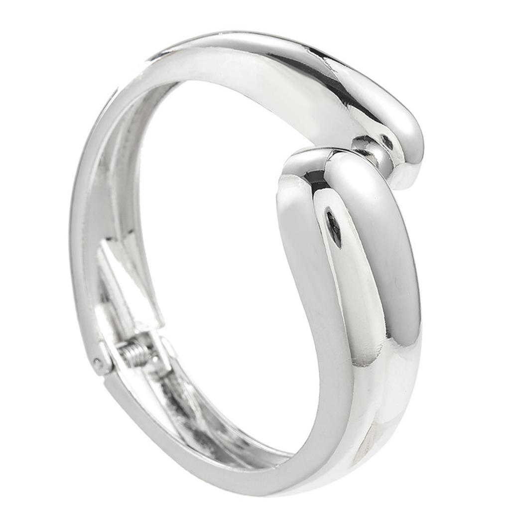 Bracelet Jonc Ajustable Tendance en Forme de Goutte d'Eau, Bracelet Ouvert Inspiré des Gouttelettes, Accessoire de Poignet Léger pour Femmes