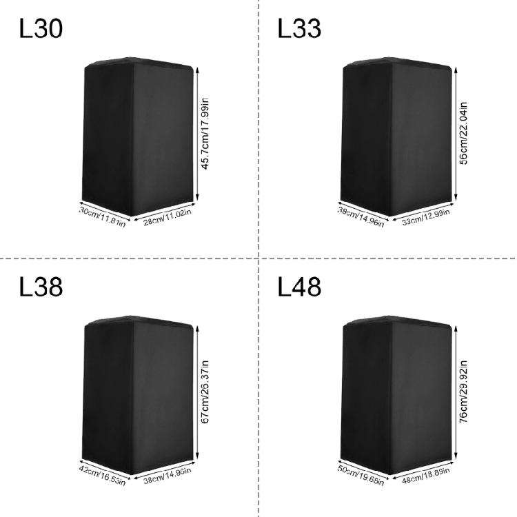 Universal Sound Speaker Shelter Antis UVs Coating Reinforced Stitching Speaker Cover For Outdoor Entertainment