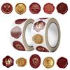 Easy Apply Wax Seal Sticker Featuring Baby Flower for Invitations Gift Envelopes Pearls Pink Designs