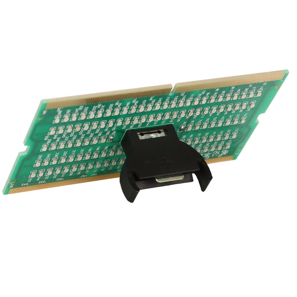 Laptop Memory Tester DDR5 Support Forward and Reverse Interface PCB Memory Slot Test Card with Light