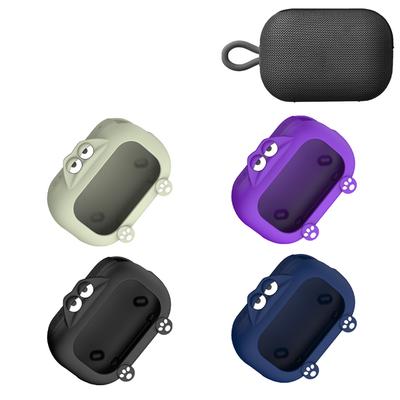 Soft Silicone Cover Protective Case Scratchproof Cover Storage Case for Anker Soundcore Select 4 Go BT Speaker