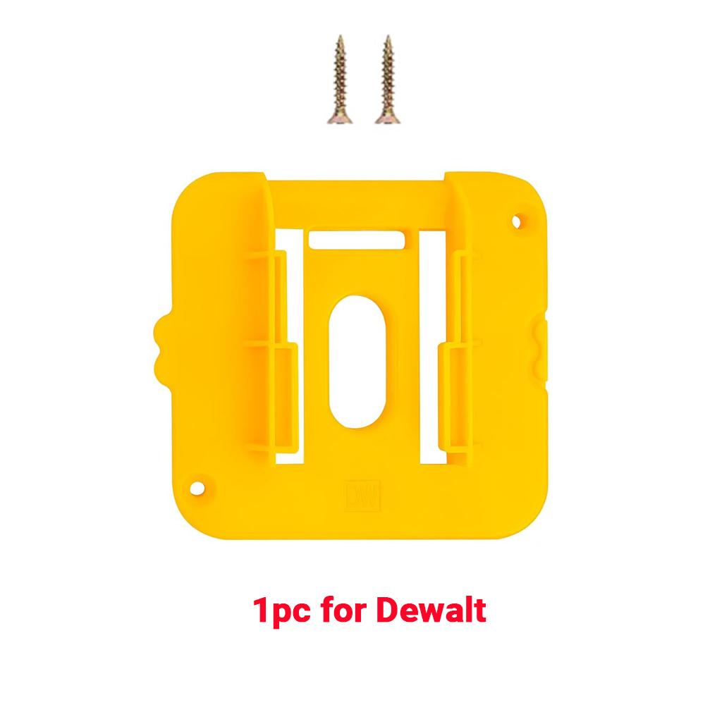 Machine Holder Battery Storage Rack for Dewalt/Makita/Milwaukee 14.4V 18V Li-ion Battery Wall Mount Tool Bracket Fixing