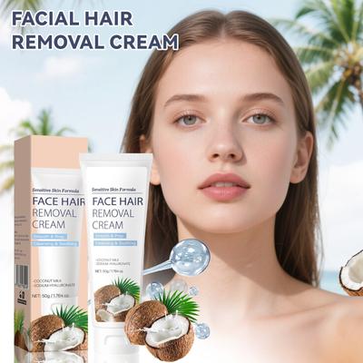 The Feminine Exfoliating Facial Hair Removal Cream Is Soft And Non-irritating, Effectively Exfoliating,50g