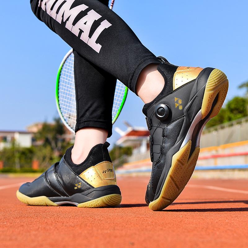 Manufacturer Summer Breathable Badminton Shoes Men's and Women's Rotating Wear-resistant Table Tennis Shoes Adolescent Student Sports Shoes