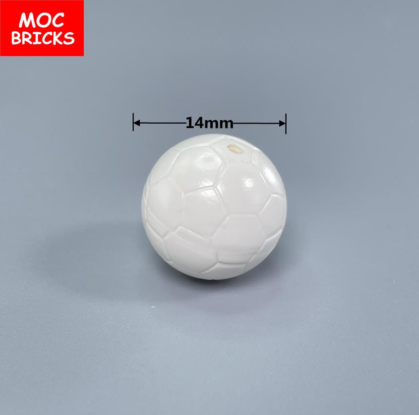 MOC Bricks Ball Plain Football Soccer DIY Goal 72824 1.75 X 1.75 Base Plate 32x32 Compatible Building Blocks Toys For Kids Gifts