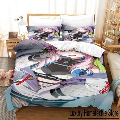 New 3D Anime Kawaii Girls Pavolia Reine Bedding Set Single Twin Full Queen King Size Bed Set Adult Kid Bedroom Duvet Cover Sets