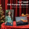 USB-C Portable Gaming Monitor 0.3 Inch 1.7lbs Ultra Slim Type-C & Mini HDMI Plug-and-Play for PC Laptop Switch Xbox Gaming