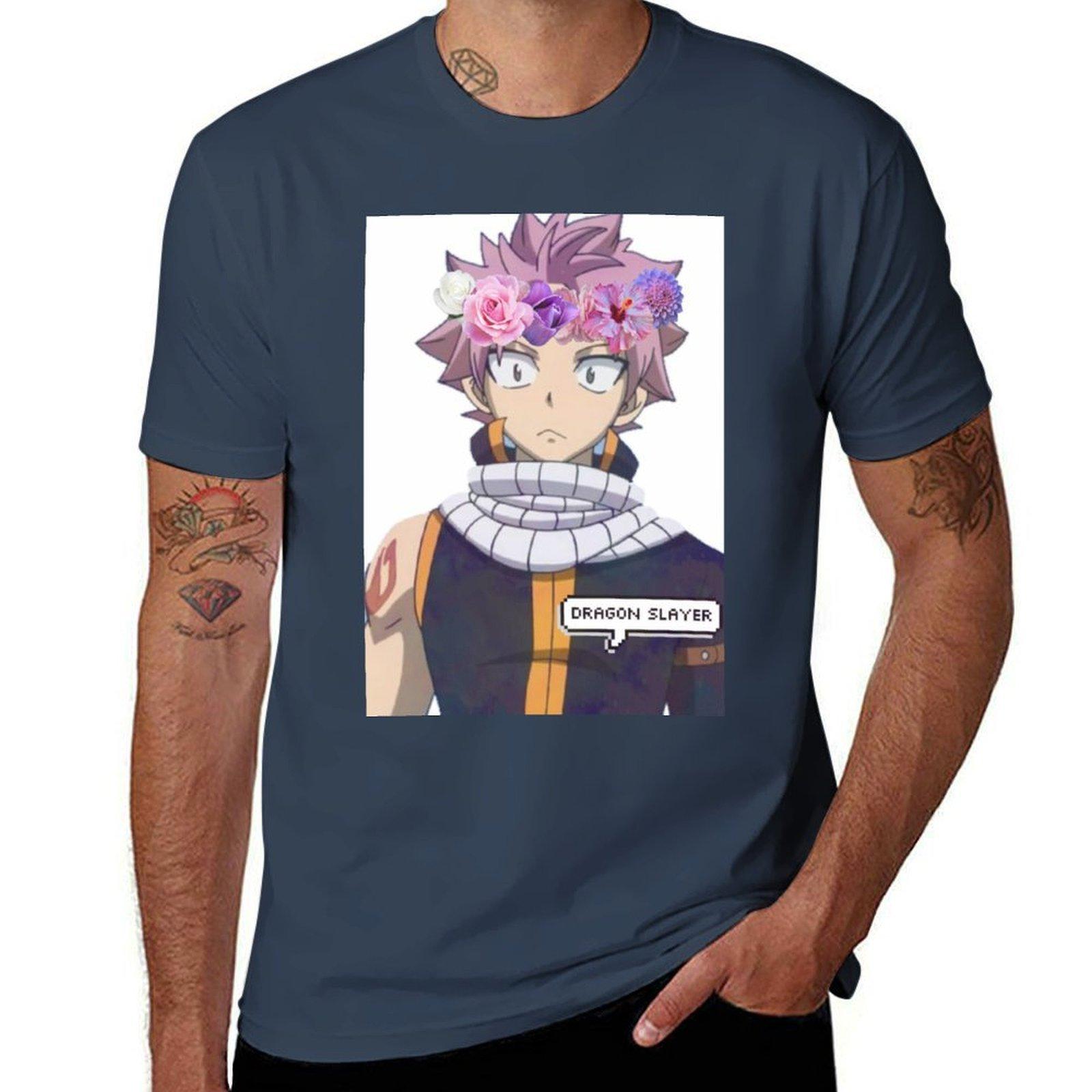 Natsu Dragneel Tshirt Antipilling Casual Tshirt S