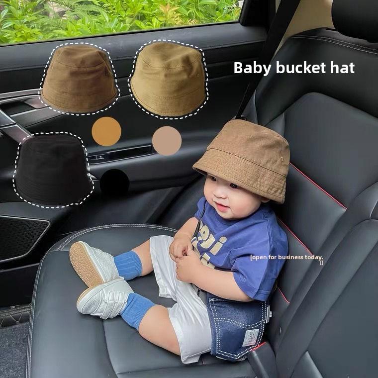 Kids Bucket Hat With Polyester Material For Winter Sun Protection And Warmth For 2 To 6 Year Olds