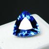 Natural Blue Tanzanite Loose Gemstone Trillion Shape 8 Ct for Jewelry Making and Gem Collections
