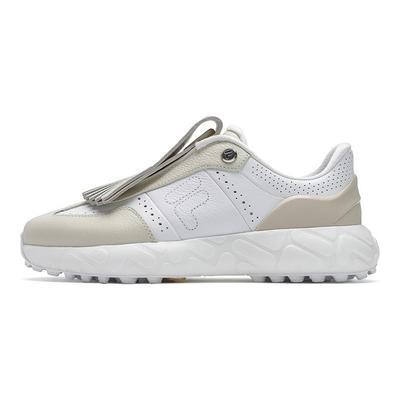 GF Driver Fashion Versatile Comfortable Simple Sports Low-Top Golf Shoes Women Sneaker White Brown A12W521705FGD