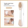 Double-headed Mask Brush Silicone Face Wash Brush Mud Membrane Special Scraper Coated Beauty Salon Facial Cleansing Tools