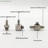 SMC Miniature Connector: Copper Thread, Straight-Through, 4/6-M5 Quick Connect Elbow, Pagoda Mini 4-M3 Air Connector.