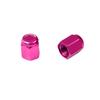 MOTO BASE Motorcycle Air Valve Cap | MBAP-AVC-03 | Pink (Hexagon Type)