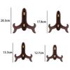Photo High End Home Decor Book Plate Holder Wooden Bracket Picture Frame Holder Display Stand