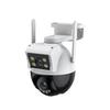 Dual-Image Wireless PTZ Surveillance Camera with Binocular Linkage for Outdoor Home Monitoring