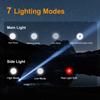 X609 Flashlight 12000Lm The Most Powerful LED Flashlight Rechargeable Flashlight Tactical Light Long Gun Light Camping