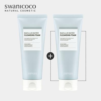 Bacillus Water Cleansing Foam 150ml + 150ml (Cleansing + Exfoliating Multi-Care)