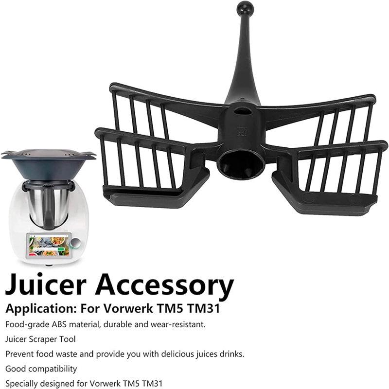 Schmetterlingsbesen & Schaber für Thermomix TM31, TM5, TM6 Küchenmaschinen