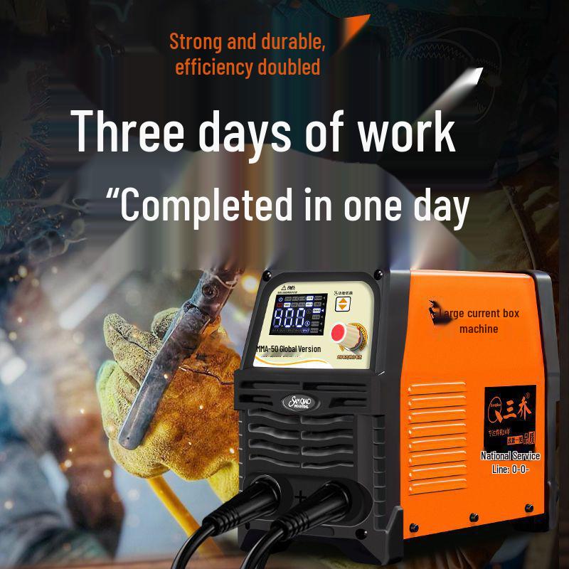 Sanqiao Dual-Use Industrial Welding Machine: Wide Voltage, High Power DC Arc, Pure Copper, Manual, 220V/380V