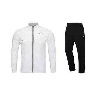 Minimalist Versatile Stylish Stand Collar Zipper Jacket Straight Comfortable Sweatpants Casual Sports Suit Unisex Suit AYYV003-2+AKLT243-1