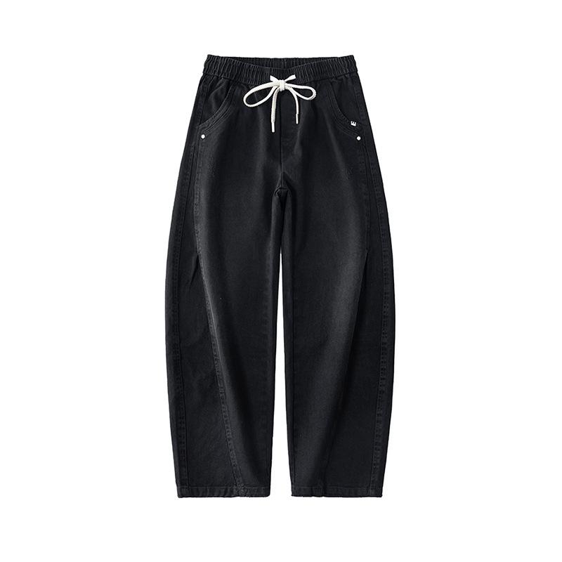 

Джинсы Мужские Осенне-зимние Новые Американские Свободные Широкие Прямые Брюки в Стиле Хай-стрит Повседневные Красивые 3XL