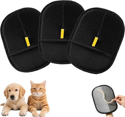 Pet Hair Remover Brush Gloves - Reusable Pet Fur Removal Glove for Dogs & Cats, Self-Cleaning Deshedding Glove