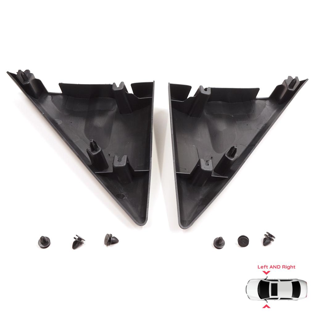 ESP1221 Side View Mirror Door Triangle Fender Trim Cover Set for Ford Transit MK8 T18 V363 2013-2024 2016818 2016819