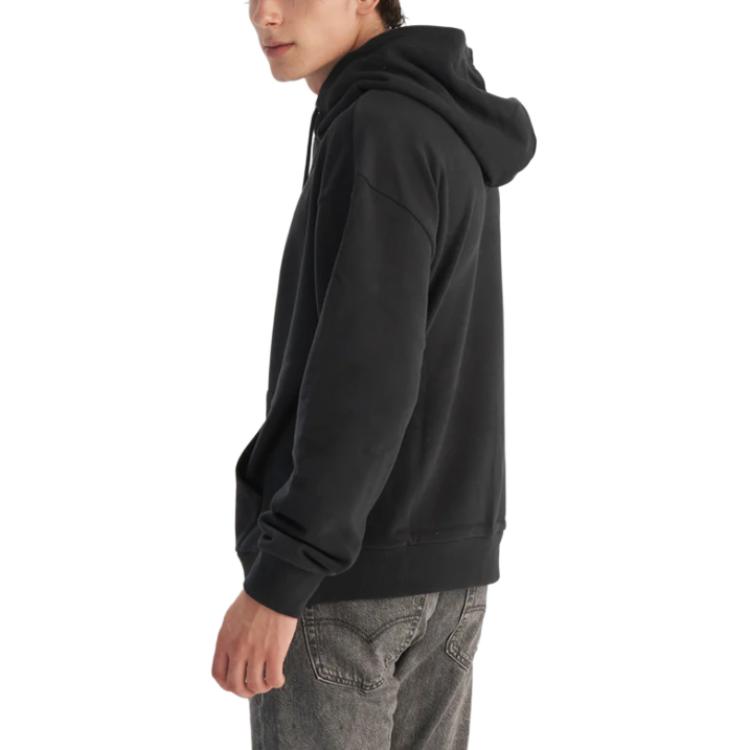 Levi's Sweatshirts Men's Black Hooded Moderate 0018O-0002