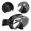 Adult Diving Goggles Face Shield Glasses Silicone Professional Snorkeling EquipmentsMK‑101  Black