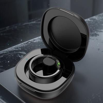 For R02/R03/R06 Smart Ring 200mAh Wireless Charging Case Dock Replacement Charger Case Cradle Dock Station Wireless Charger Case