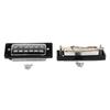 2 Stück Elektrische Gitarre Humbucker Tonabnehmer Hohe Empfindlichkeit Metall 6-Saiten Elektrischer Bass Tonabnehmer
