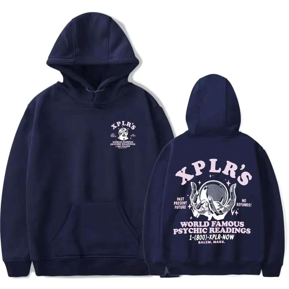 XPLR CFD Logo Stampato Sam and Colby Merch Felpe Uomo Donna Unisex Hip Hop Oversize Casual Tuta Felpa Harajuku YK2 Top
