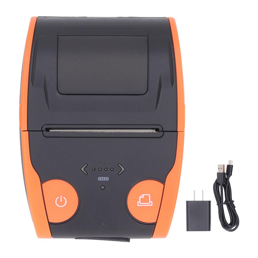 Bluetooth Receipt Printer Portable Mini Thermal Bill POS Pocket Ticket Printer with Power Display