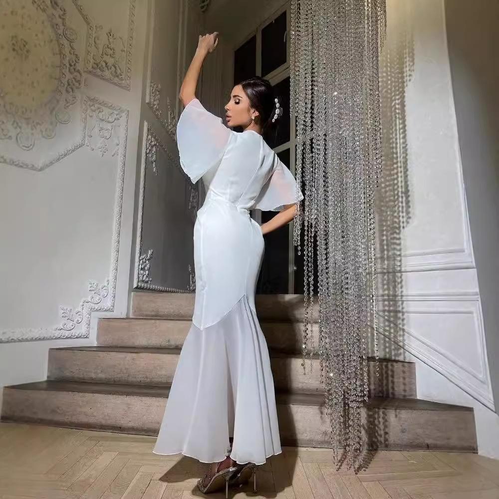 European and American New Women's Clothing Summer French Temperament Slim-fitting Splicing A-word Dress Long Dress