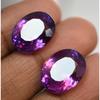 Natural Purple Tanzanite Loose Gemstone 18.10 Ct Oval Shape Pair for Jewelry Making and Crafts