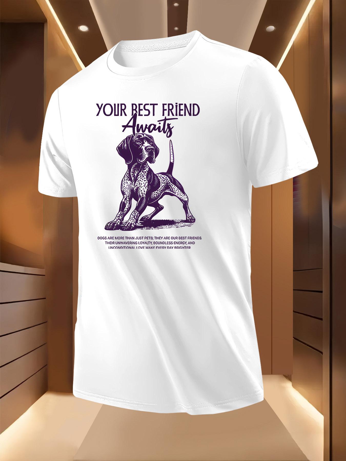 Funny Hunting Dog Graphic Tshirt Graphic Tshirt - Lightwe... L