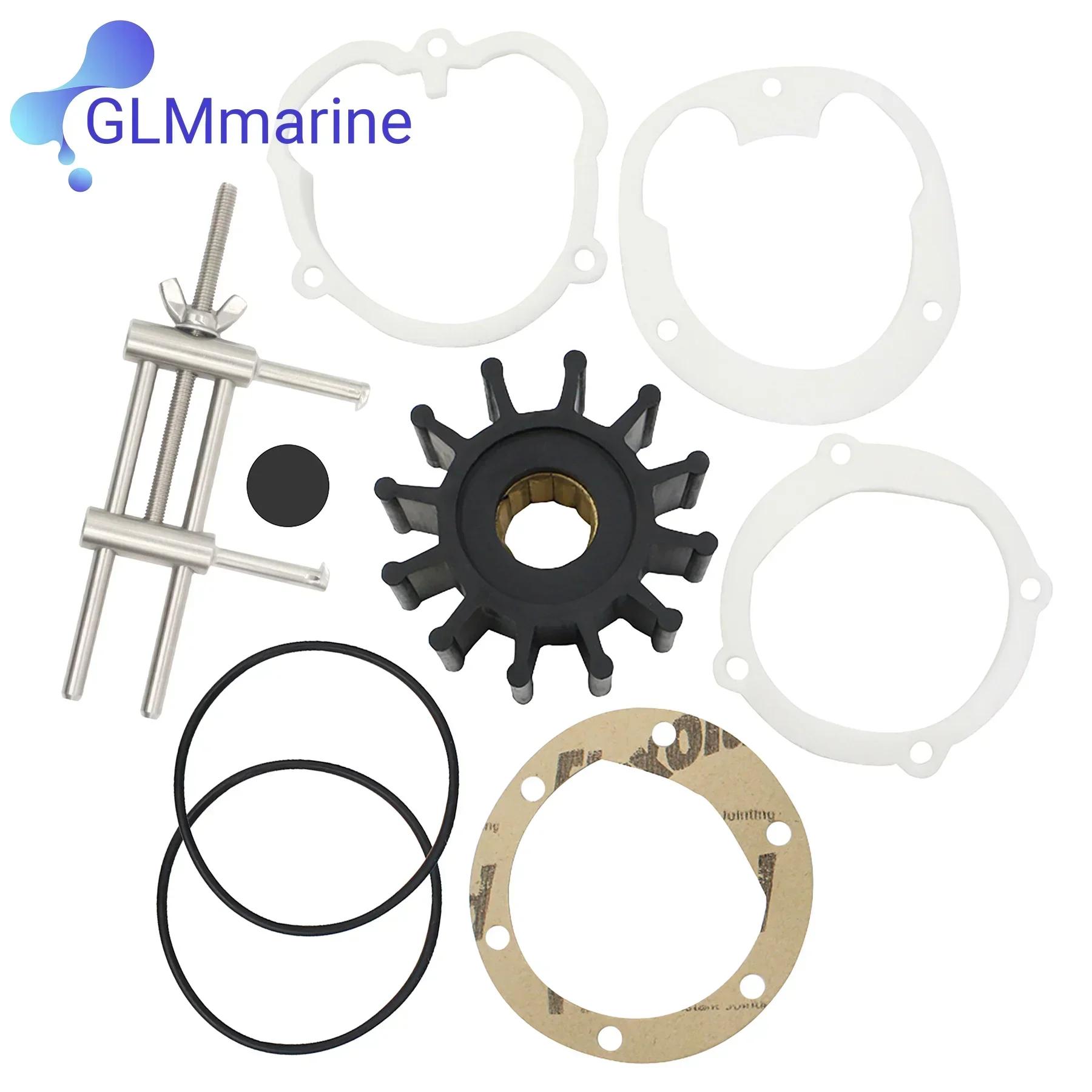 Sea Water Cooling Pump Impeller Kit with Removal Tool 1210-0001 for Jabsco Pumps 1210-0003 1210-0001-P KASHIYAMA SP30 Repair Kit with Tool