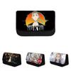 Tokyo Revengers Polyester School Pencil Case With Large Capacity And Smooth Zipper