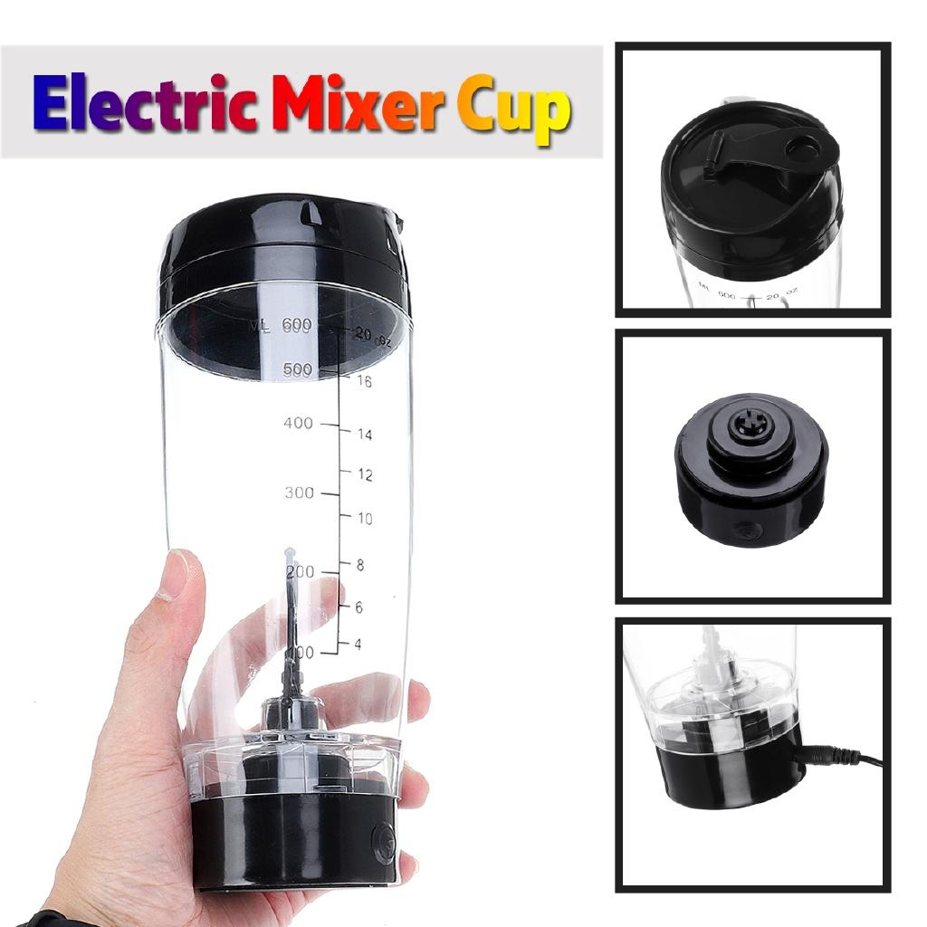 600ml USB Portable Electric Rechargeable Automatic Coffee Protein Milk Mixer Cup Shaker For Travel Use Fruit Juice Mixer