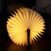 LED LIGHT Creativity Wood Grain 3d Book Lamp Luminous Gift Idea Ideal For Her 360 Degree Foldable Screen Sleep Night Lights