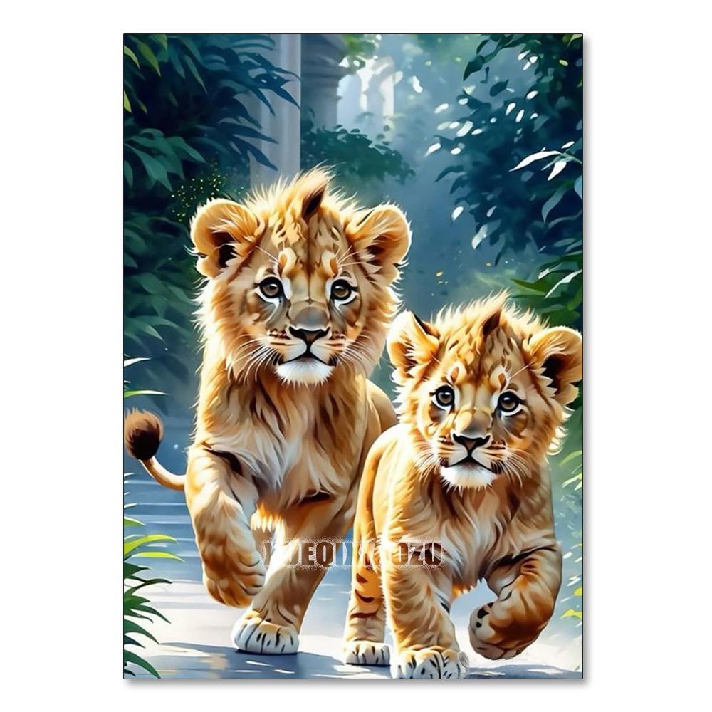 

Алмазная живопись своими руками Милый маленький щенок Набор для вышивания крестом Мозаичное искусство Алмазная живопись Полная выкладка Алмазное украшение для дома Round 20x30cm