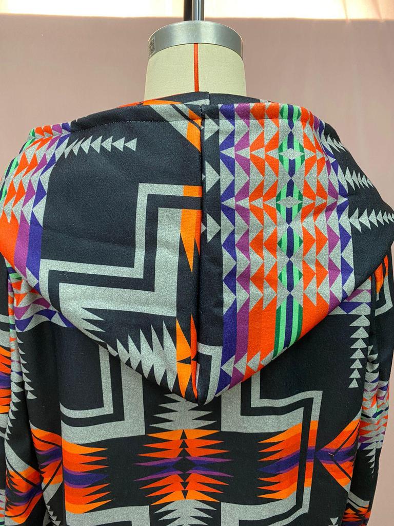 2025 Herbst/Winter Damen Nischendesign Langer Windbreaker