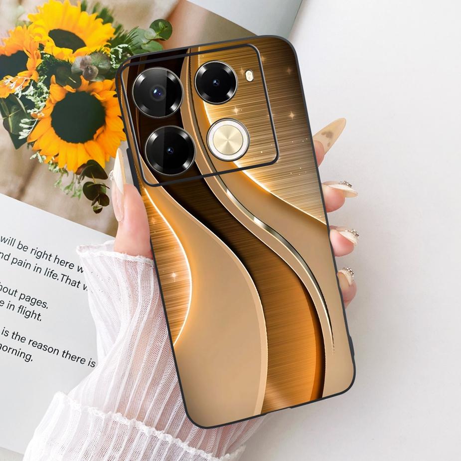 Für Infinix Note 40 40X 5G Hülle X6852 Neue Schmetterlingsbemalte Abdeckung Weiche Silikonhülle Für Infinix Note 40 Pro Plus Note40 X Hülle