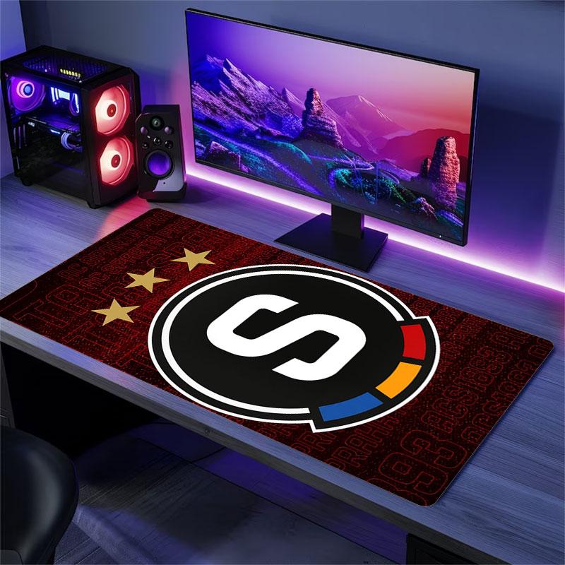 Prague Mouse Pad, Large Gaming Desk Mat, Non-slip XXL Mousepad for Laptop & Tablet, Mini PC Playmat with Stitched Edges