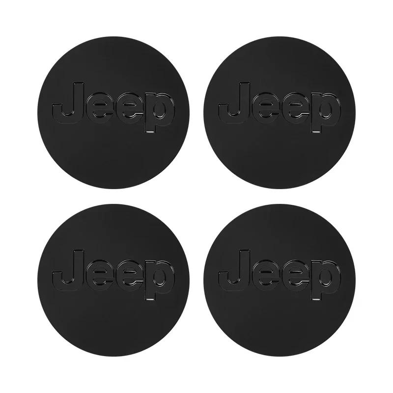 Pro Jeep Pro Jeep Grand Cherokee Wrangler JK Gladiator Compass Renegade Patriot 4ks Středový emblém logo náboje kola auta Příslušenství